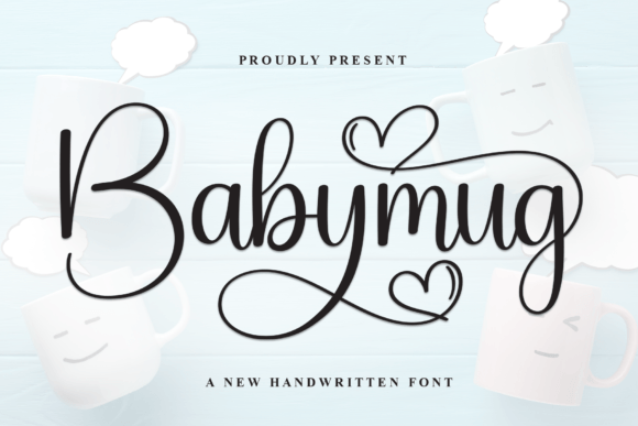 Babymug: A Graceful Handwritten Font for Editorial Elegance