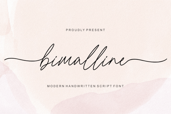 Bimalline: The Handwritten Script Font for Modern Campaigns