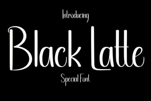 Black Latte: A Font for Modern Digital Storytelling