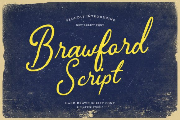 Brawford: The Handwritten Font for Editorial Elegance