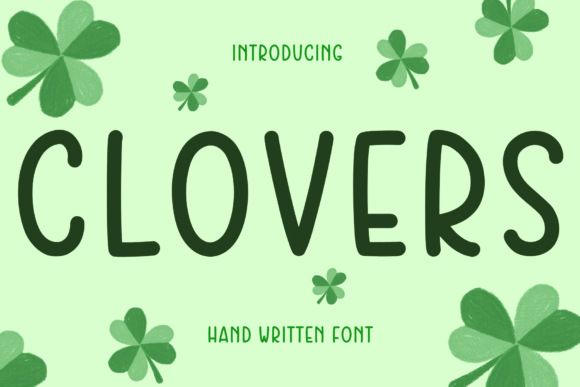 Bring Charm to Your Creations with Clovers Font