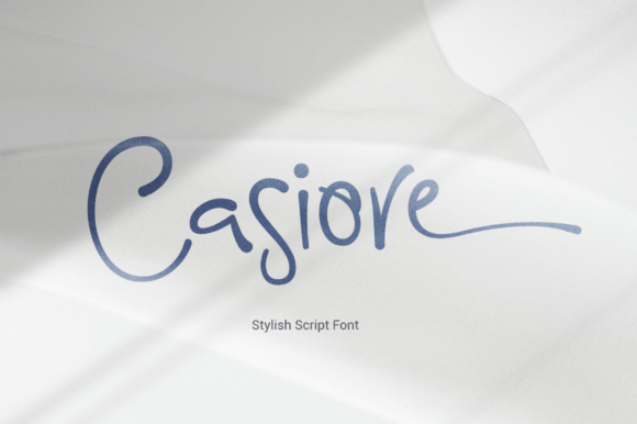 Casiore Font: The Handwritten Brush Script for Elegant Branding