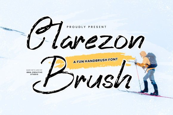 Clarezon Brush: A Font Designed for Editorial Dynamism