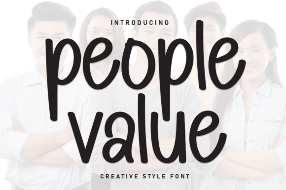 Discover the Charm of People Value: A Versatile Font for Editorial Design