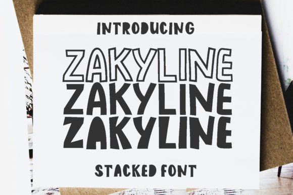 Discovering Zakyline: A Charming Handwritten Font for Editorial Design