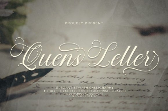 Enhance Your Web Design with Quens Letter Font