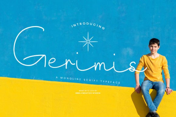 Gerimis: A Graceful Script Font for Crafters and Creators