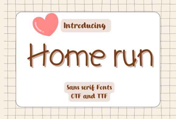 Home Run Font: A Playful Typographic Choice for Digital Design