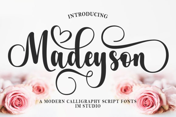 Madeyson Font: An Elegant Script Typeface for Branding