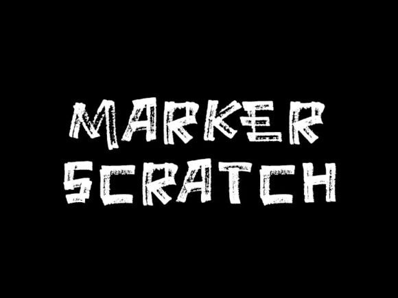 Marker Scratch Font: The Unruly Typeface for Unforgettable Brands