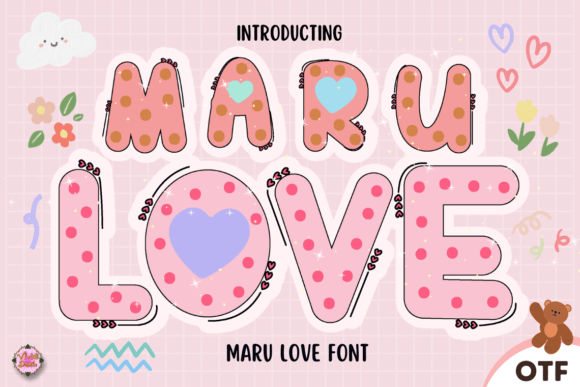 Maru Love: A Font for Editorial Heart