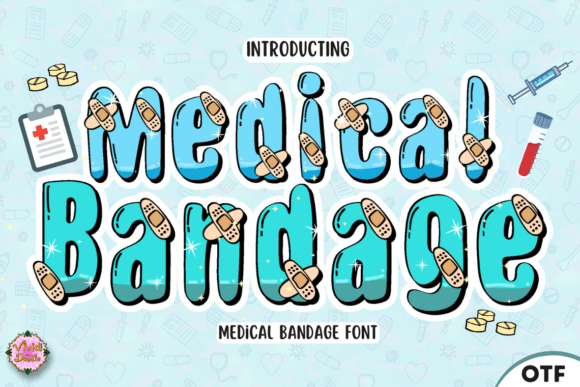 Medical Bandage Font: A Typeface for Editorial Compassion