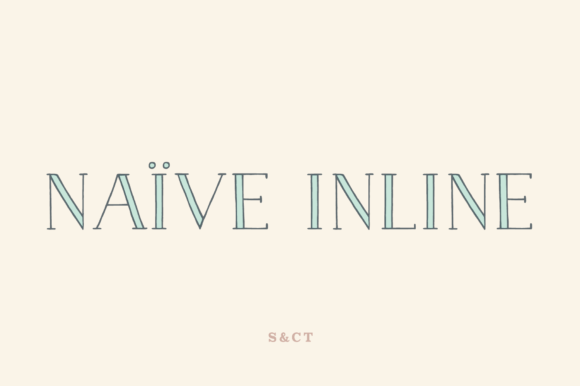 Naive Inline: A Friendly Font for a Consistent Brand