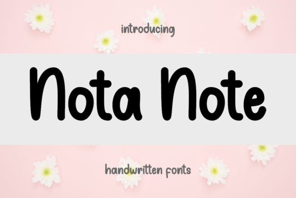 Nota Note: The Friendly Script Font for Your Small Business Brand