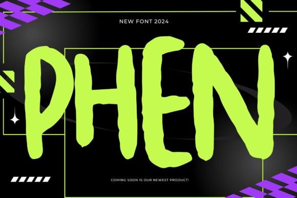Phen Font: A Friendly Display Typeface for Digital Designs