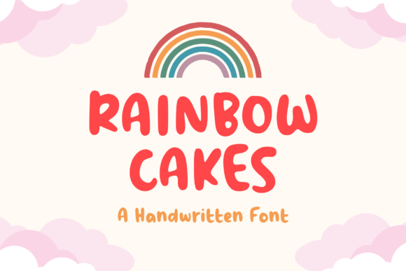 Rainbow Cakes: A Sweet Script Font for Crafters and Creators