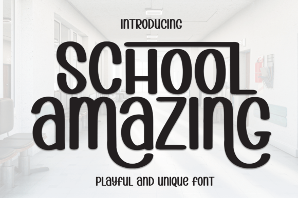 School Amazing: A Handwritten Font for Campaigns That Need a Fun Touch