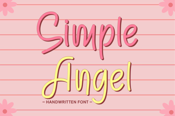 Simple Angel: A Handwritten Typeface for Authentic Digital Design