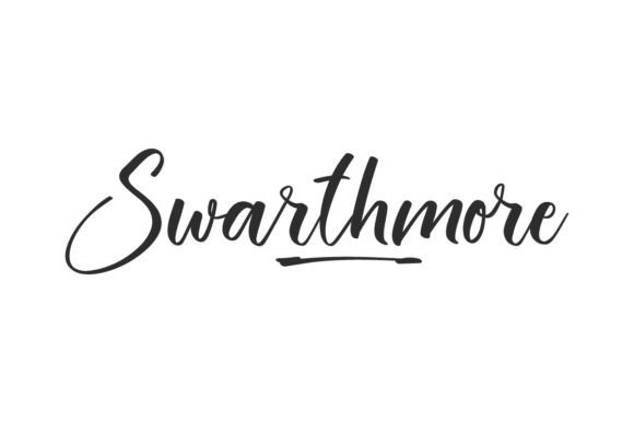 Swarthmore: A Modern Script Font for Campaigns That Connect
