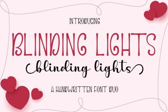 The Quiet Magic of a Well-Chosen Font: Using Blinding Lights Duo