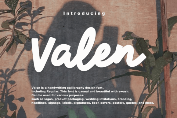 Valen: A Handwritten Font for Charming Branding