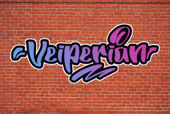 Veiperian: The Graffiti Font for Digital Visibility