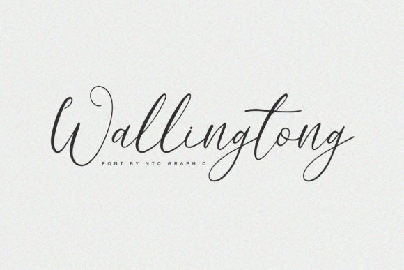 Wallingtong: A Script Font for Elevated Digital Branding