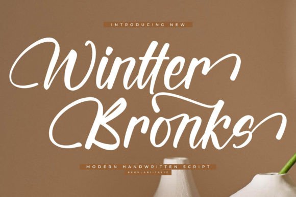 Wintter Bronks: A Script Font for Editorial Personality